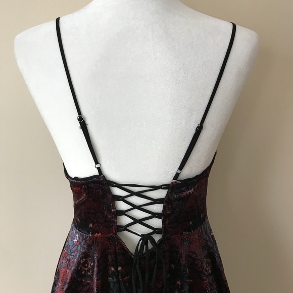 Urban Outfitters boho velvet babydoll dress - Picture 5 of 8
